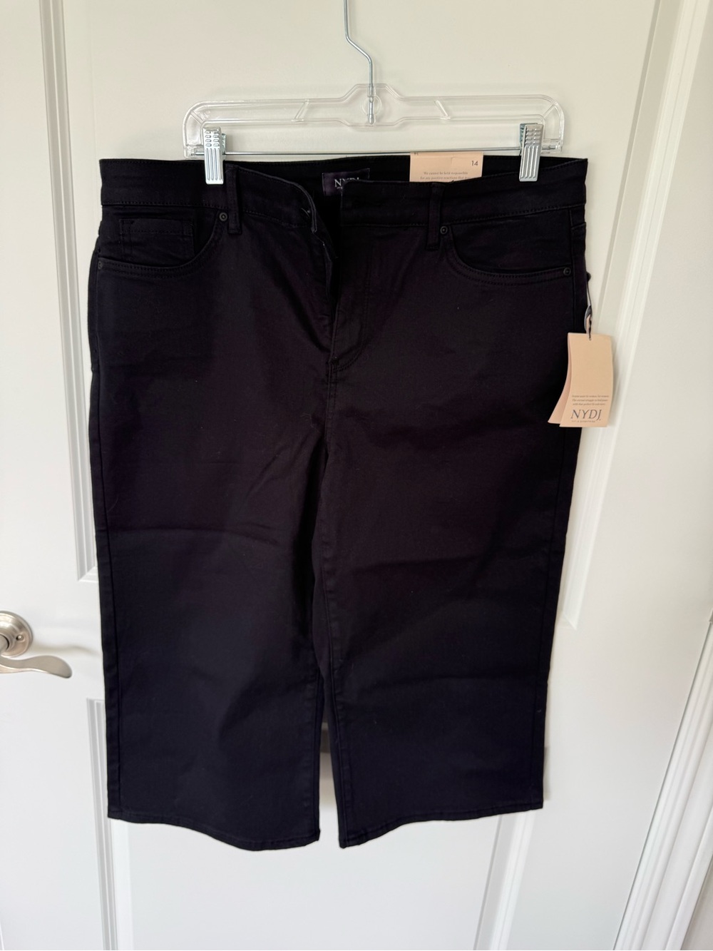 NYDJ Wide Leg Crop Jeans Size 14 NWT